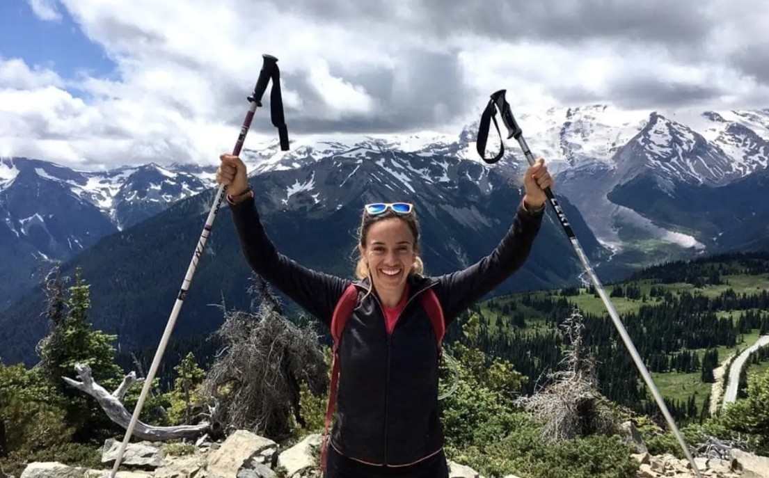 Laurie Gounelle au Mont Rainier