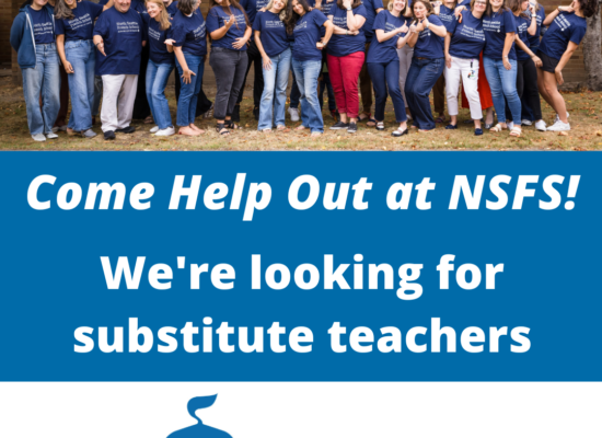 Flyer substitute teachers NSFS